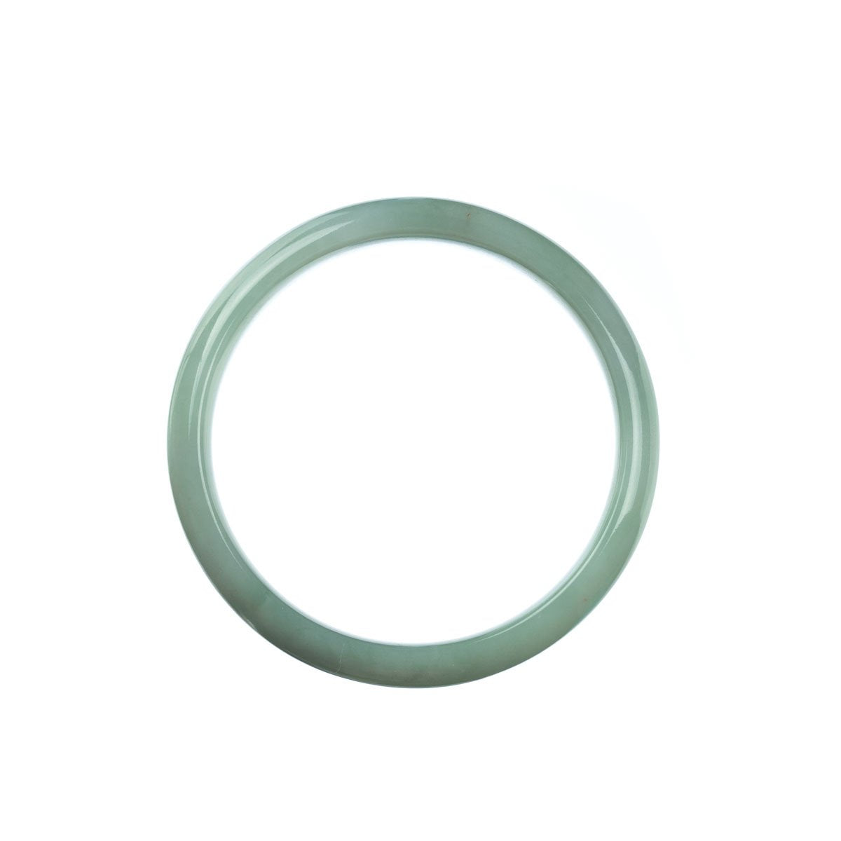 54mm Natural Burmese Jade Bangle - MAYS