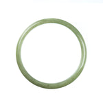 73mm Natural Burmese Jade Bangle - MAYS