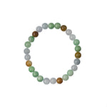 Three Colour Jade Bead Bracelet - MAYS