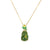 Leafy Hulu Hetain Jade Necklace in 925 Silver