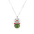 Dragon Head Hetain Jade Necklace in 925 Sterling Silver