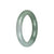 Certified Type A Light Green Burma Jade Bangle Bracelet - 55mm Round