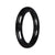 Natural Black Burmese Jade Bangle - 60mm Round