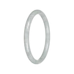 Untreated Burmese Jadeite Bracelet - 'In The Clouds' - Petite Round (54mm-58mm)