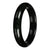 Natural Black and Deep Green Pattern Jadeite Jade Bangle - 63mm Half Moon