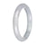 Natural Pale Lavender Traditional Jade Bangle - 57mm Petite Round