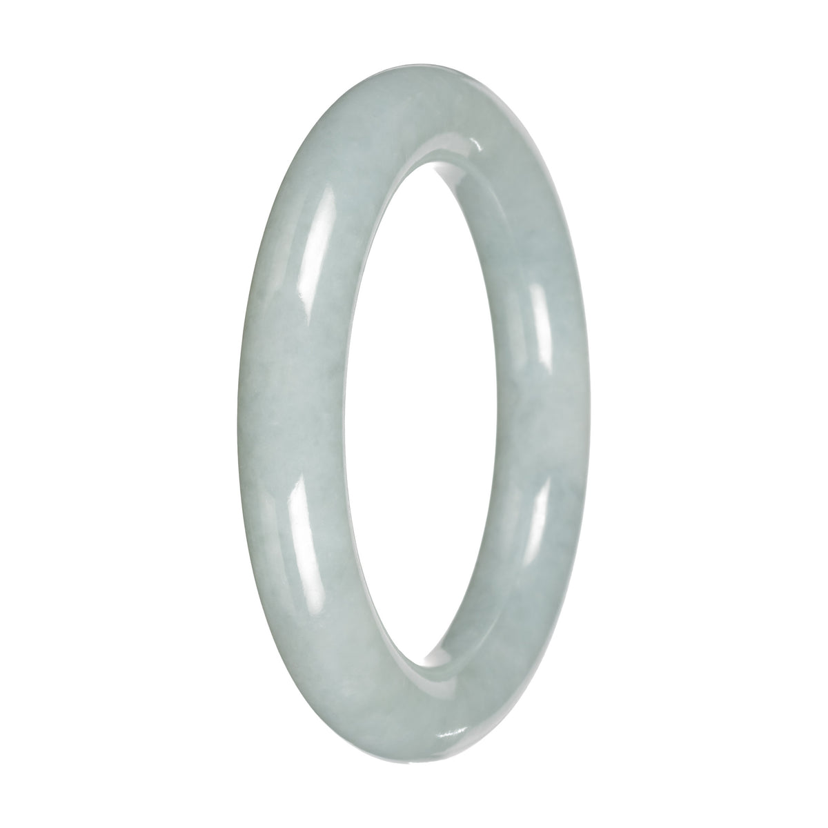 Grade A Jadeite Natural Jade Bangle - 'The Round Lake' - Round (52mm - 55mm)