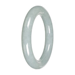 Grade A Jadeite Natural Jade Bangle - 'The Round Lake' - Round (52mm - 55mm)