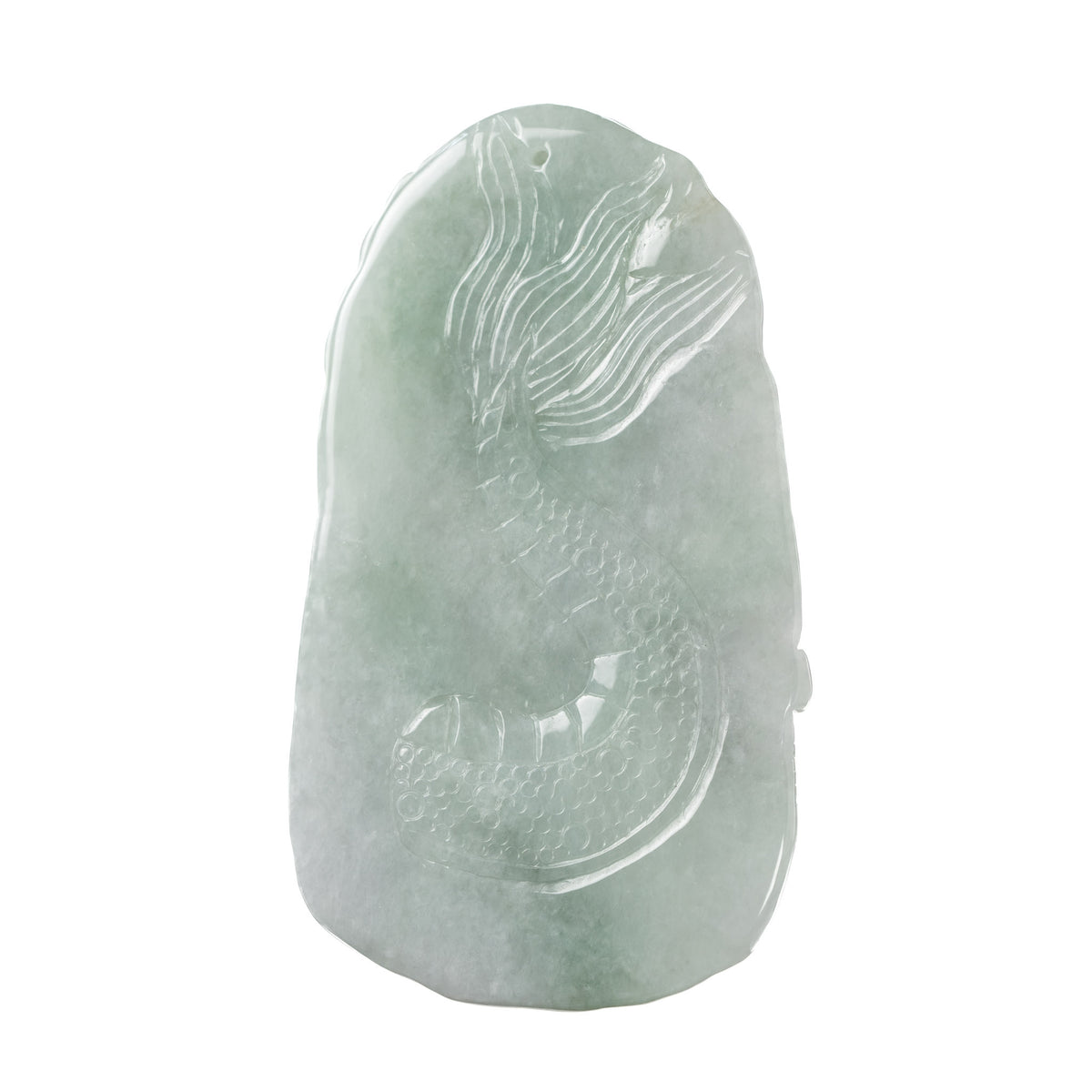 Chinese Mythical Creature Dragon Jade Pendant