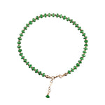 Genuine Jadeite Jade and Gold Bracelet