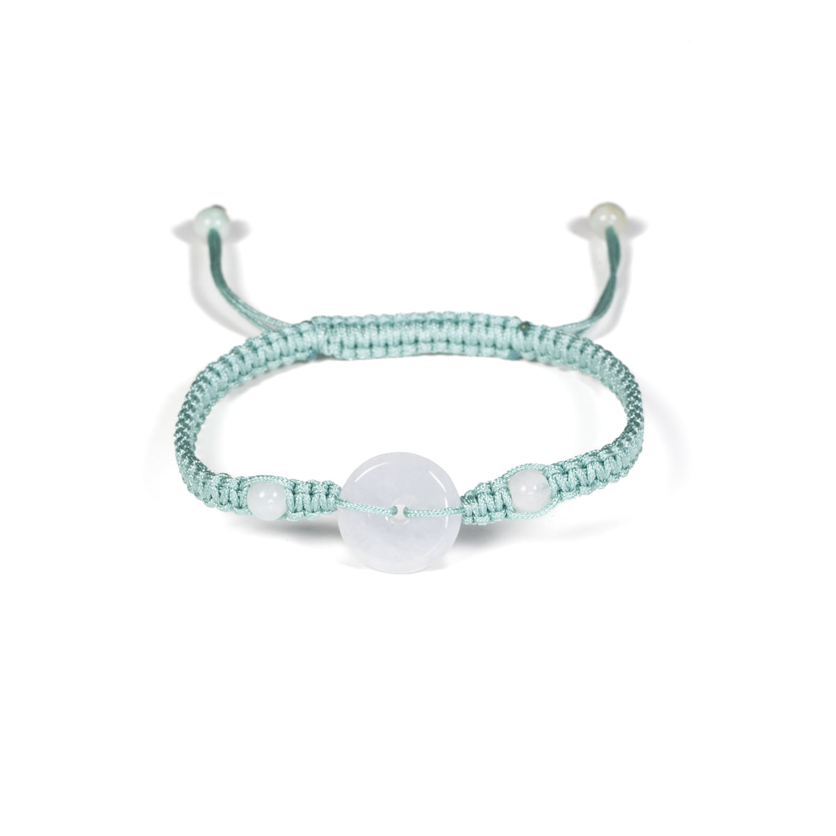 Adjustable Jadeite Jade Disc Bracelet - Jade Gift Bracelets