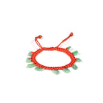 Children's Lucky Red Jadeite Jade Bracelet - Gift for Child