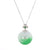 Imperial Green and White Jadeite Disc Pendant