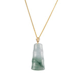 Burmese Jadeite Bamboo Pendant