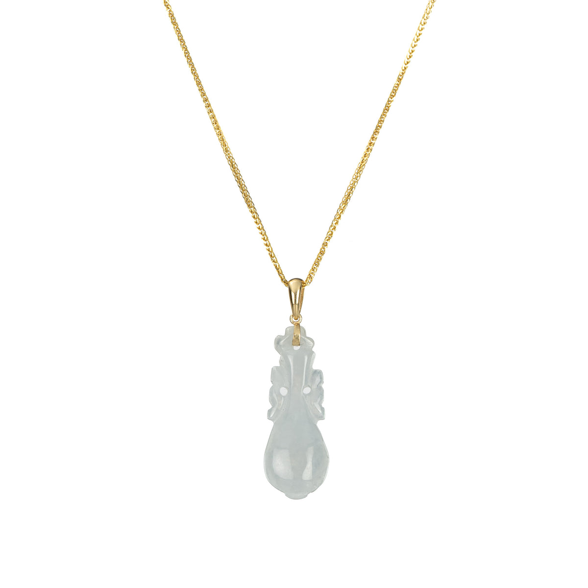 White Jade Vase Pendant