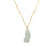 Pixiu Jade Necklace- 18K Yellow Gold with Diamonds