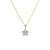 Jade Star Pendant with 18K Yellow Gold