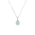 Petite Jade Purse Necklace with 18k White Gold