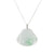 Natural Wealth Buddha Burmese Jade Necklace - 18K White Gold