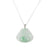 Real Fat Buddha Traditional Jade Necklace - 18K White Gold