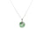 Grade A White with Green Pattern Jadeite Necklace - Kandy Donut