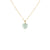 Sereniti Jadeite Jade Heart Pendant with 18K Gold Bail - Small