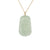 Tranquiliti Chinese Zodiac Animal Jade Pendant with 18ct Gold and Diamonds - Monkey