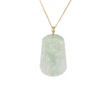 Tranquiliti Chinese Zodiac Animal Jade Pendant with 18ct Gold and Diamonds - Rooster