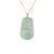 Tranquiliti Chinese Zodiac Animal Jade Pendant with 18ct Gold and Diamonds - Rabbit