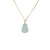 Ideali Mini Happy Buddha Jadeite Jade Necklace with 18K Gold