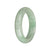 51.6mm Green with Appel Green Patterns Jade Bangle Bracelet