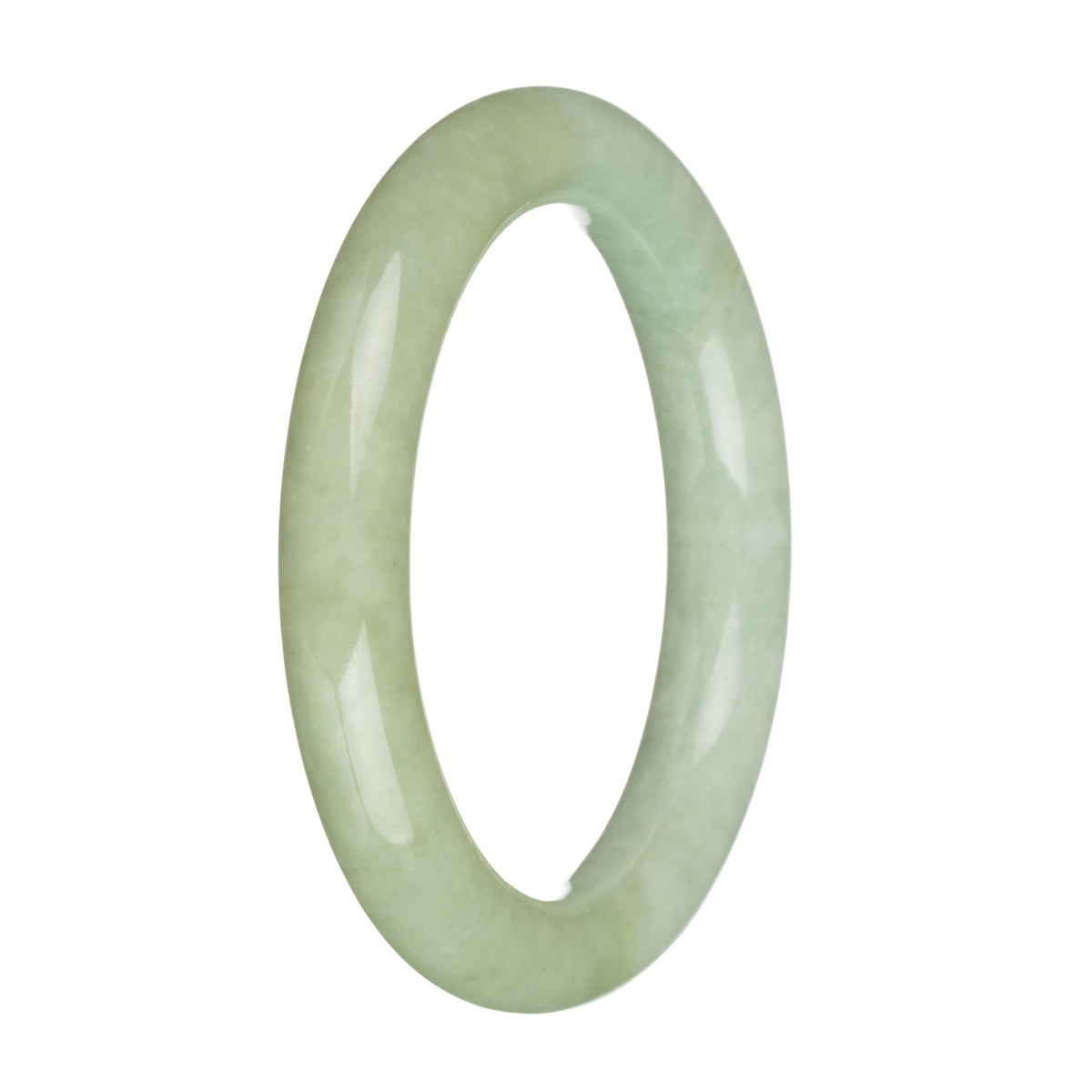 59mm Green Jade Bangle Bracelet