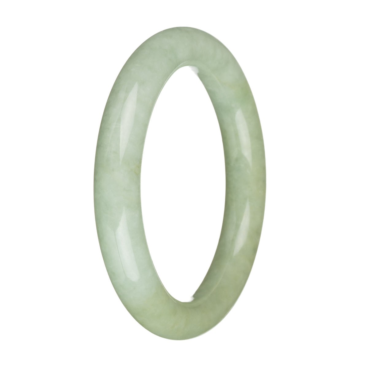 59mm Green Jade Bangle Bracelet