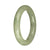 54.1mm Green with Apple Green Patch Jade Bangle Bracelet