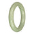 58.4mm Light Green  Jade Bangle Bracelet