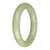 58.4mm Light Green  Jade Bangle Bracelet