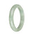 58.1mm Light Green Jade Bangle Bracelet