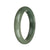 55.3mm Green Jade Bangle Bracelet