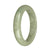 61mm Light Green Jade Bangle Bracelet