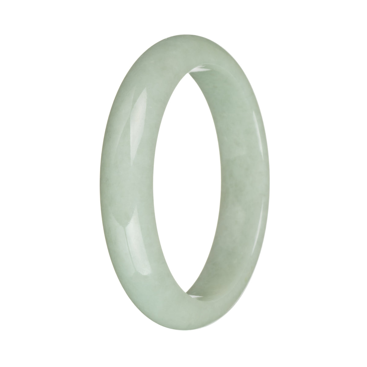 59.2mm Light Green Jade Bangle Bracelet