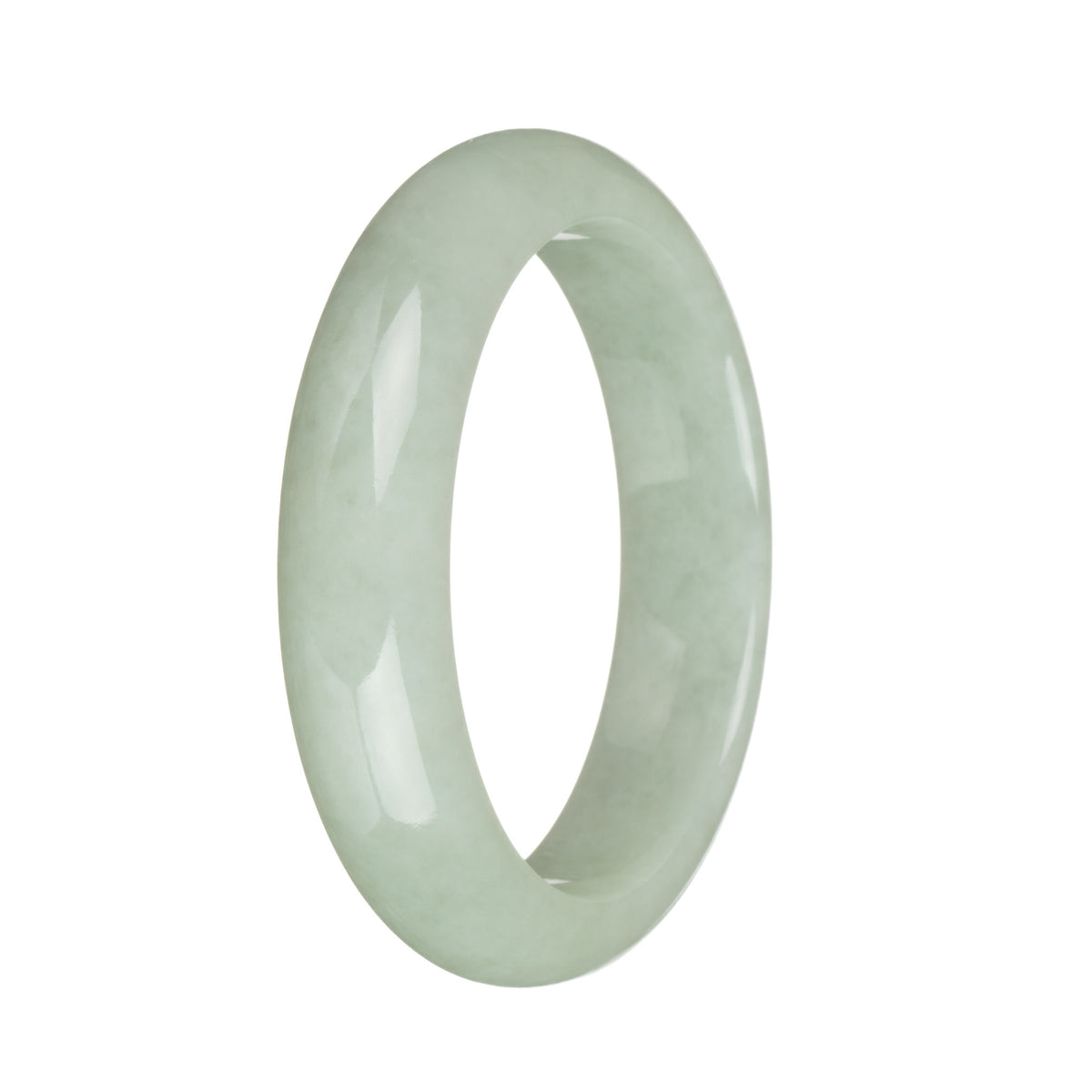 57.1mm Pale Green Jade Bangle Bracelet