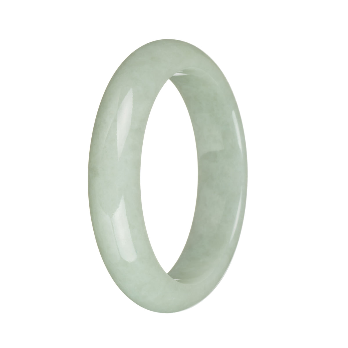 57.1mm Pale Green Jade Bangle Bracelet