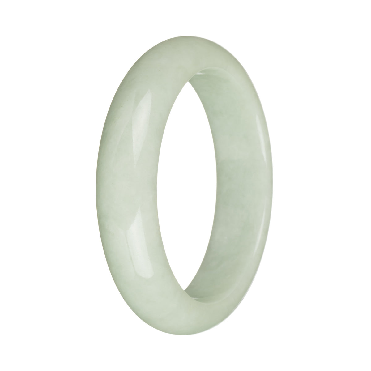 58.3mm Pale Green Jade Bangle Bracelet