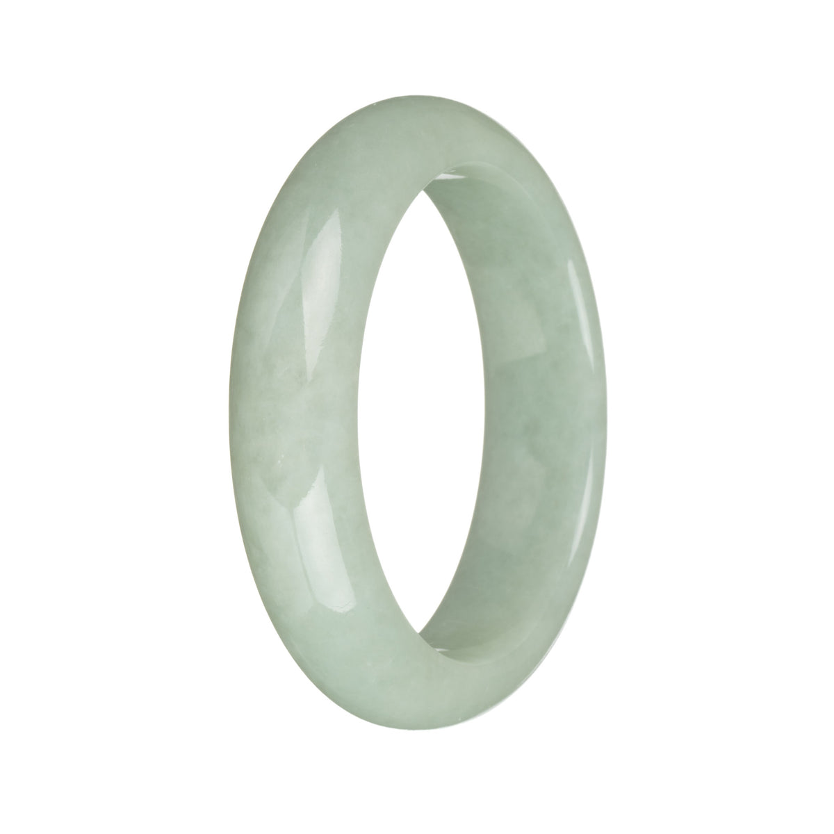 54.3mm Light Green Jade Bangle Bracelet