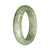 57.3mm Apple Green Pattern Jade Bangle Bracelet