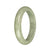 57.3mm Light Green Jade Bangle Bracelet