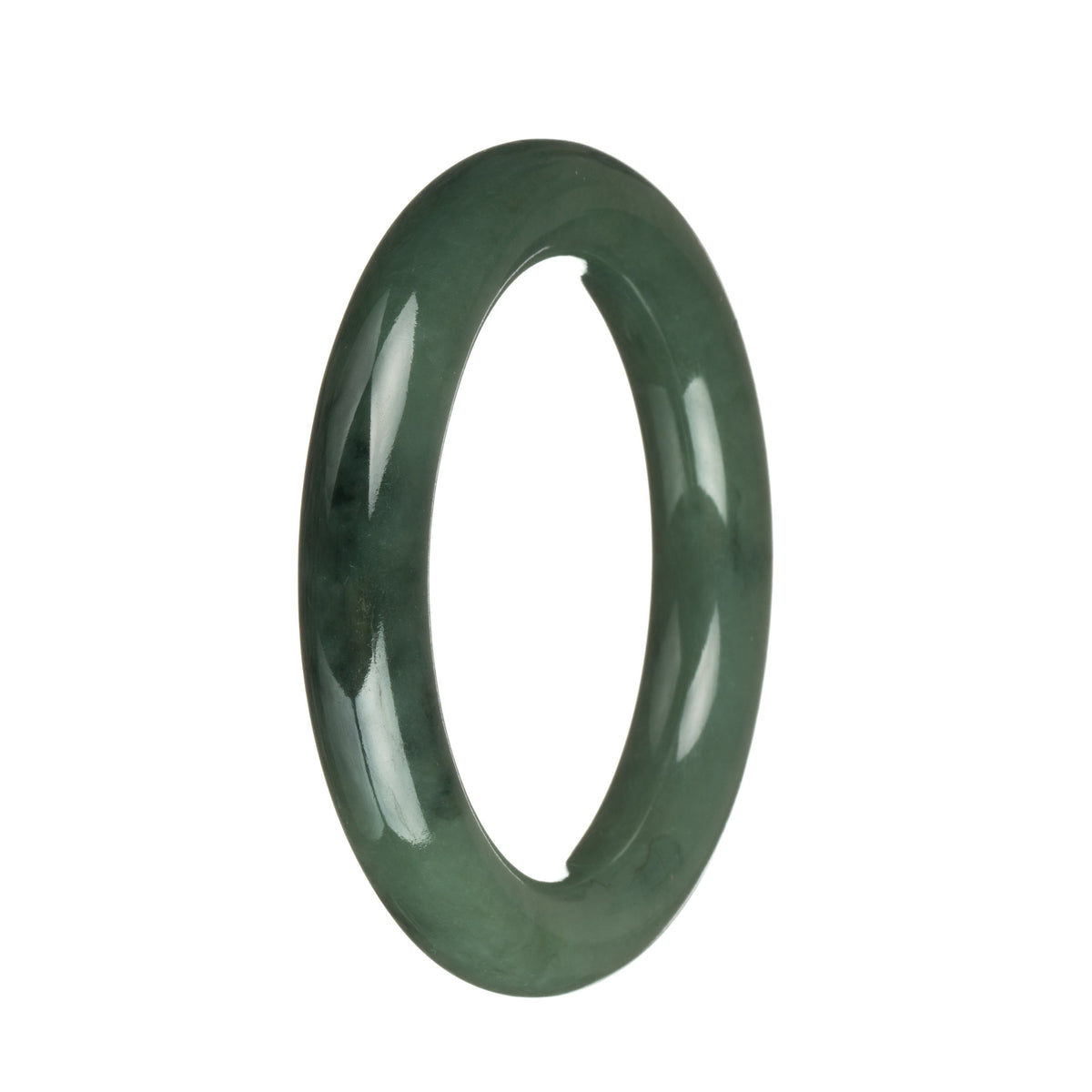 52.7mm Green Jade Bangle Bracelet