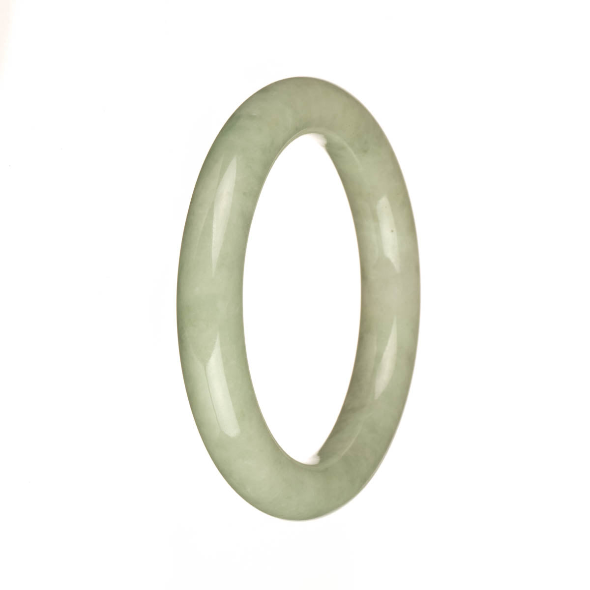 51.9mm Light Green Jade Bangle Bracelet