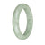 58.3mm Light Green Jade Bangle Bracelet