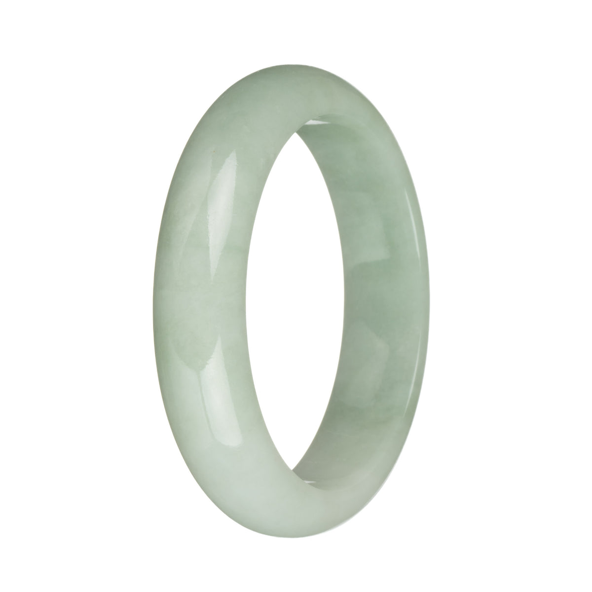 58.3mm Light Green Jade Bangle Bracelet